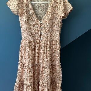 Petal & Pup Brown Floral Dress